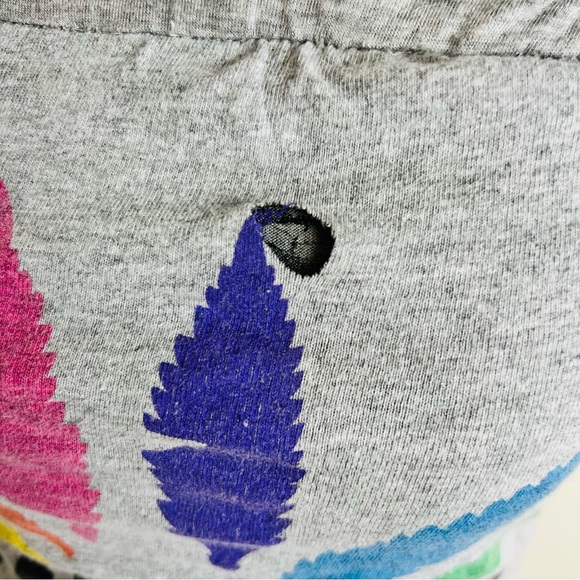 HUF REWORKED Grey Rainbow Ruched Tube Top - Picture 7 of 10